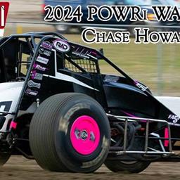 Chase Howard 2024 POWRi Wingless Auto Racing Sprint League Rookie of the Year Winner