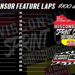 Lap Sponsor Opportunity for Wisconsin Sprint Car Championships