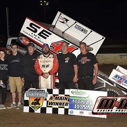 Dominic Scelzi Wins Thrilling Easter Eggstravaganza at Merced Speedway