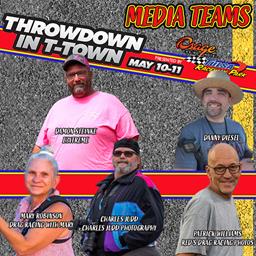 Media Teams attending Throwdown in T-Town!