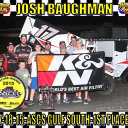 Baughman Rebounds to Battleground Speedway Victory