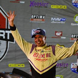 Billy Moyer Takes Lucas Oil Late Model Dirt Series Win at Lakeside