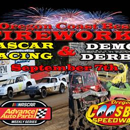 Demo Derby With FIREWORKS Saturday September 7th