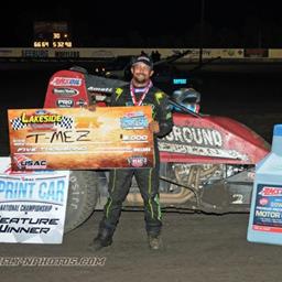Meseraull outguns Bacon at Lakeside Speedway