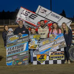 Dominic Scelzi Captures Two Western Sprint Tour Speedweek Presented by the Sprint Car Challenge Tour Wins During Strong Week in the Northwest