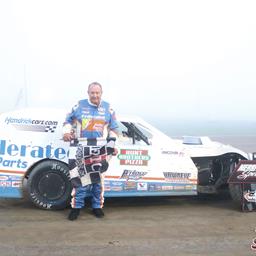 SCHRADER SEES CHECKERED CLEARLY AS RACING IS FOGGED OUT AT MERRITTVILLE