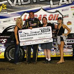 Simpson sweeps MLRA at Lee County Speedway