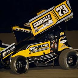 Thiel shakes off rust in Texas ASCS Elite Outlaw pair; Back-to-back at Kennedale ahead