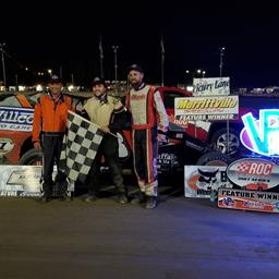 BRENT BEGOLO (OHSWEKEN SPEEDWAY) AND DAVE DIPIETRRO (MERRITTVILLE SPEEDWAY) BECOME IMPRESSIVE FIRST TIME RACE OF CHAMPIONS DIRT 602 SPORTSMAN MODIFIED