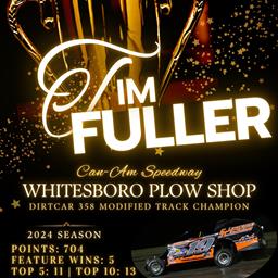 Fuller Fowler Verne Jr. and Bechler Capture top honors at Can-Am Speedway Championship and Awards Night