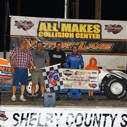 Shelby County Speedway (Harlan, IA) – Malvern Bank East Series – Rallen Zeitner Memorial – July 12th, 2025. (Mike Ruefer photo)