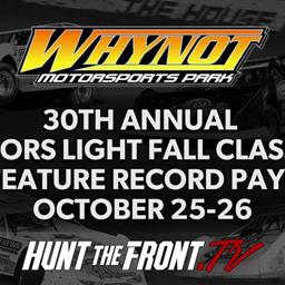 Record Payout for the 30th Annual Fall Classic