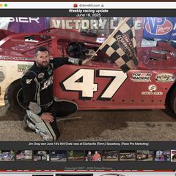 Gray claims second win of season at Clarksville Speedway