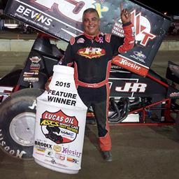 Johnny Herrera Parks it at the Black Hills Speedway