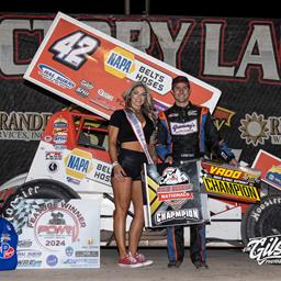 Caleb Saiz Thrills as High Desert Nationals Champion with POWRi Desert Wing Sprints at Vado Speedway Park