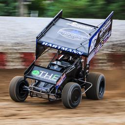 Hartmann flashes speed, pushes ahead in IRA action at Angell Park Speedway
