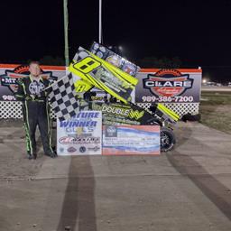 JUSTIN WARD WINS HIS FIRST FEATURE RACE