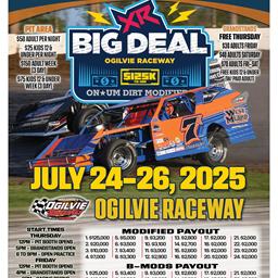 July 24-26 $125K to Win Modifieds and $25K to Win B-Mods!