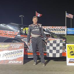 Fuller Fires Back, Defending Champ Grabs Can-Am 358 Modified Checkers