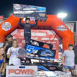 Eli Holden and Brexton Busch Earn Coles County Checkers in KKM Challenge Preliminary Night One Support