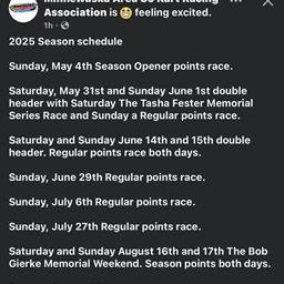 Minnewaska Area Go Kart Association- 2025 Schedule