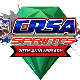 CRSA Sprints Reveal 20th Anniversary Logo for 2025