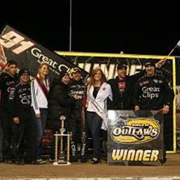 Paul McMahan Breaks Through at Eldora in Finale of Outlaw Thunder by Goodyear: Scores First Win of 2010