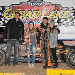 Calvin Iverson tops Modified field in Legendary 100 opener at Cedar Lake