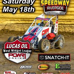 SATURDAY STOP AT I-44 RIVERSIDE SPEEDWAY SLATED FOR POWRi WEST MIDGETS