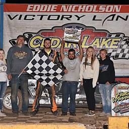 Calvin Iverson cruises at Cedar Lake