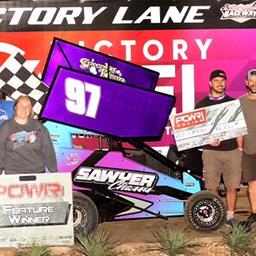 Kris Carroll Captures Win with POWRi Wing Outlaw Micros at Port City Raceway