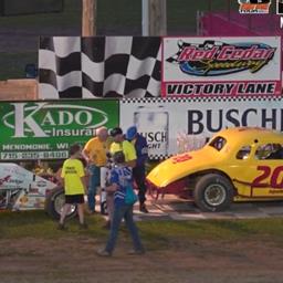 Denny Fredrickson and Tom Godfrey Takes Top Spots at Red Cedar Speedway Thursday Night