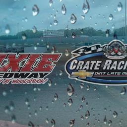 Unpredictable Weather Patterns and Heavy Rain from Friday Postpones Crate Racin’ USA Visit to Historic Dixie Speedway