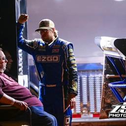 Cla and his father Ken Knight converse in the pit area. (ZSK Photography)