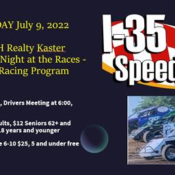 I-35 Speedway hosts Triple H Realty Kaster Celebration Night at the Races this Saturday