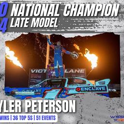 PETERSON PUSHES THROUGH; SNAGS BACK-TO-BACK WISSOTA LATE MODEL NATIONAL TITLES