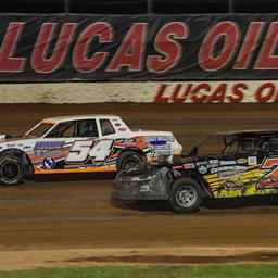 Hendrix makes it two in a row, capturing USRA Stock Cars win in Lucas Oil Speedway headliner; Phillips, Jackson, Fennewald also prevail