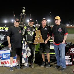 LINDBERG OUTLASTS THE FIELD FOR 50 LAP JERRY WINGER MEMORIAL FEATURE WIN