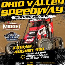 MIDWEST THUNDER MIDGETS INVADE THE VALLEY