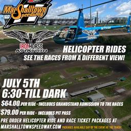 Iron Horse Aviation Offers Helicopter Rides this Friday Night