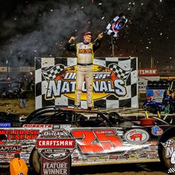 Clanton takes Fog shortened WOO Late Model main at Volusia