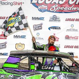 Lucas Oil Speedway Spotlight: Schweizer finds victory lane and good fit in USRA Stock Car division