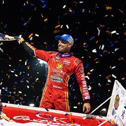 Balog Bounces Back for BillionAuto.com Huset’s High Bank Nationals Presented by Menards Preliminary Night Triumph at Huset’s Speedway
