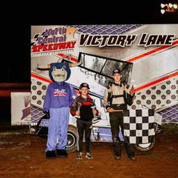 Mason Suebert on picks up your first win of the season at North Central Speedway.