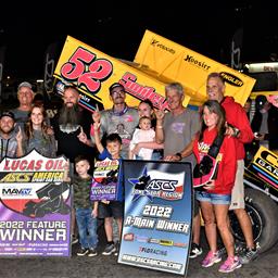 Blake Hahn Sneaks By In Traffic For Devil’s Bowl Winter Nationals Sweep!