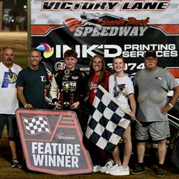 Cale Coons Picks Up His 1st Sprint Win At LPS Over A Field Of 38 Cars!!