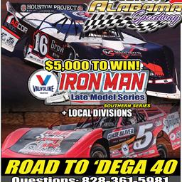 Valvoline Iron-Man Late Model Southern Series Ready for Road to ‘Dega 40 at North Alabama Speedway Friday August 11
