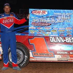 Pearson Powers To Lucas Oil Late Model Dirt Series Win at West Virginia Motor Speedway