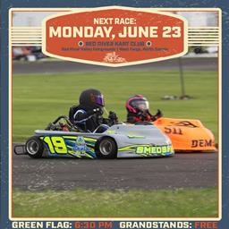 NEXT RACE: Monday, June 23