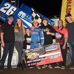 Eliason and Yeigh Earn Electrifying Victories at Huset’s Speedway During C &amp; B Operations Grand Reopening presented by Folkens Brothers Trucking